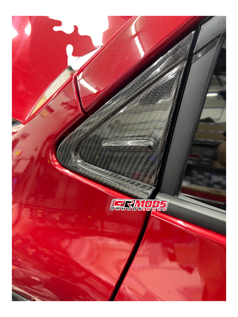 GRMODS Carbon Fiber Window Triangles