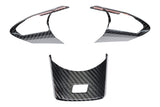 CARBON FIBER GR COROLLA STEERING WHEEL TRIM COVERS
