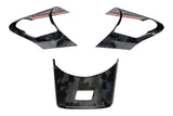CARBON FIBER GR COROLLA STEERING WHEEL TRIM COVERS
