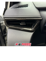 CARBON FIBER GR COROLLA DASH VENT FASCIA COVERS